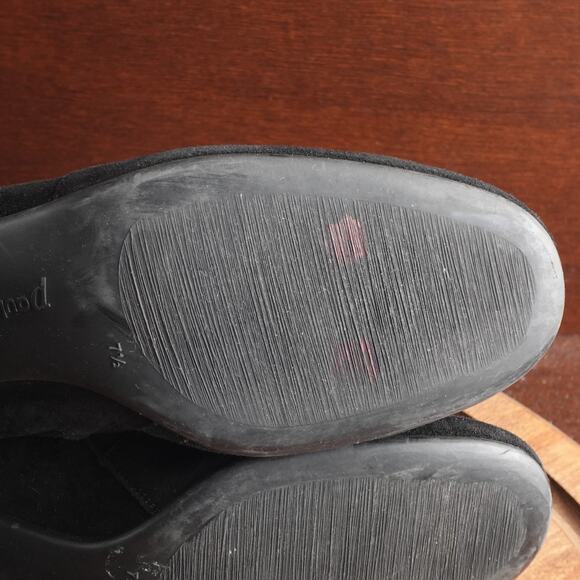 Paul Green Boots Womens SZ UK 7.5 US 10 BLK Natalia Ankle Heeled Suede Side Zip - Picture 13 of 16